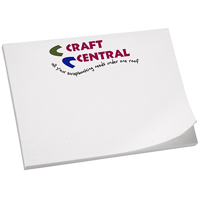 4imprint Post it Notes 3 X 4 50 Sheet Full Color 24 Hr 