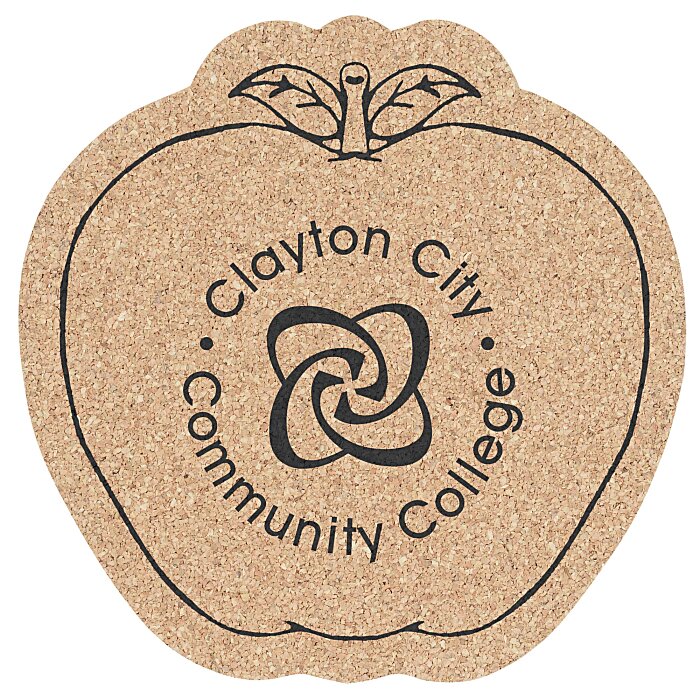 Cork Coaster Apple 2081AP