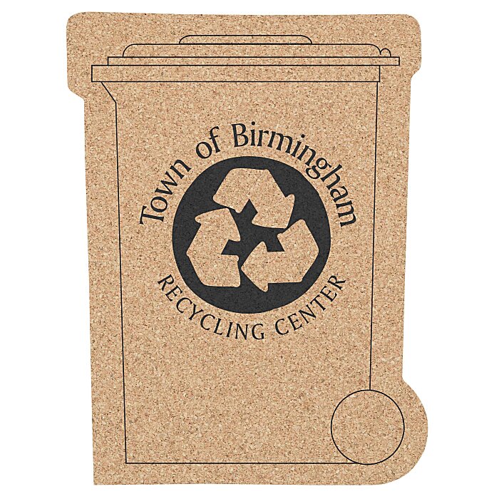 Large Cork Coaster Recycle Bin 131167BIN