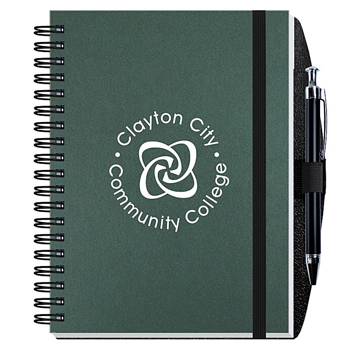 Smooth Paperboard Journal with Pen 7" x 5" 50 sheet