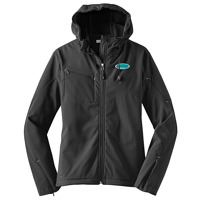 Crest Hooded Soft Shell Jacket Ladies' 132380L