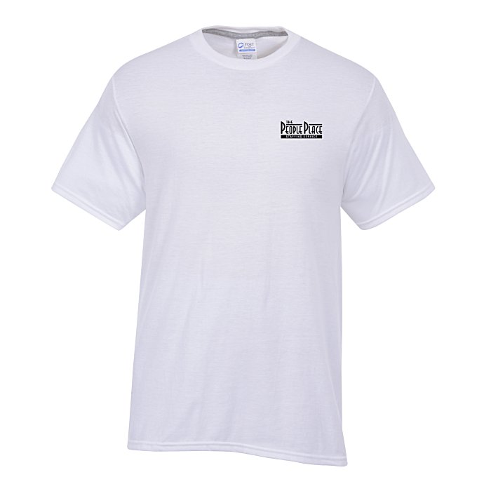 4imprint.com: Principle Performance Blend T-Shirt - White 132483-W