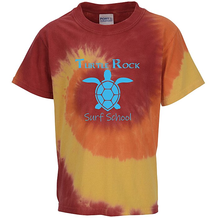 swirl tie dye shirt