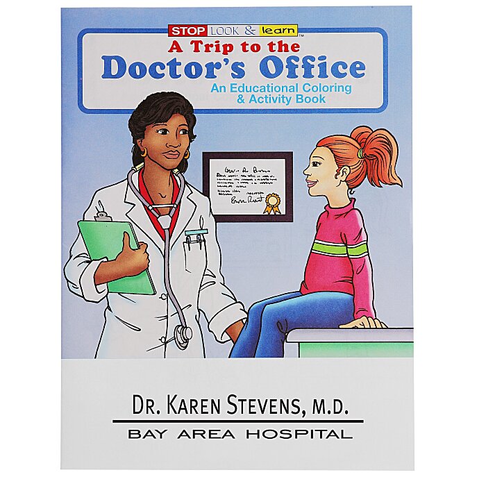 Download 4imprint.com: A Trip to the Doctor's Office Coloring Book - 24 hr 1034-DOC-24HR