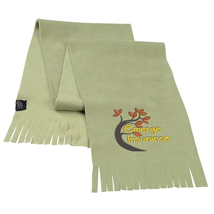 4imprint.com: Polar Fleece Fringed Scarf 138279