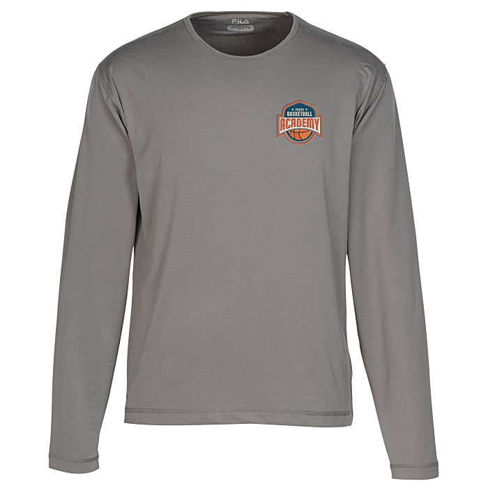 gemakkelijk te kwetsen specificeren Pogo stick sprong 4imprint.com: FILA Dallas Long Sleeve Sport Shirt - Men's 138349-M