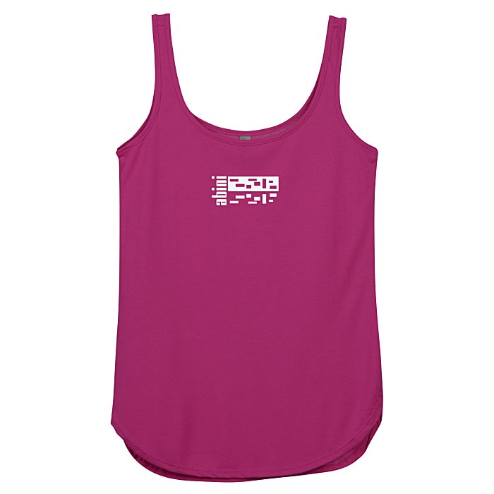 pink flowy tank top