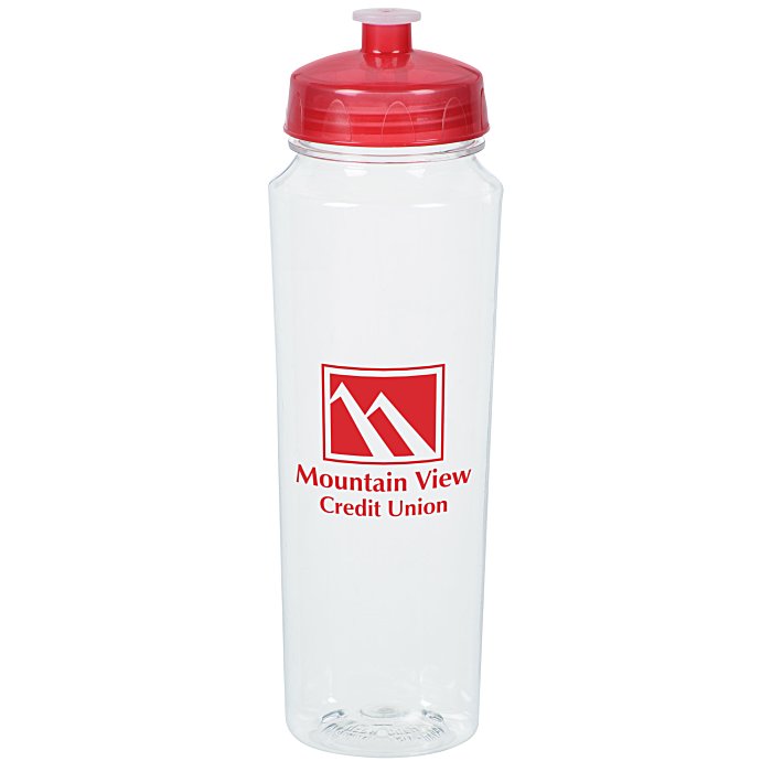 PolySure Measure Water Bottle 24 oz. Clear 140126C
