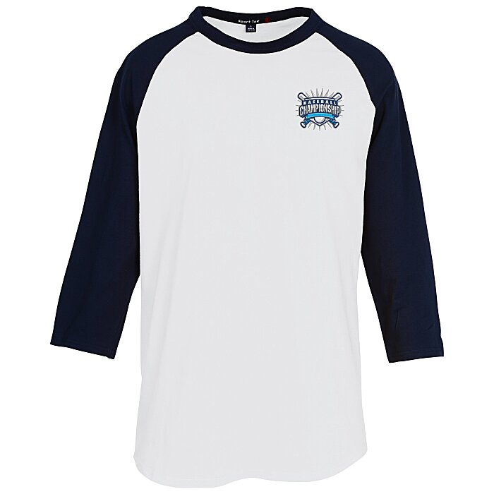 White/Black, Medium 17-87692 ROCKSTAR Allstar Raglan Baseball Shirt Factory Effex 