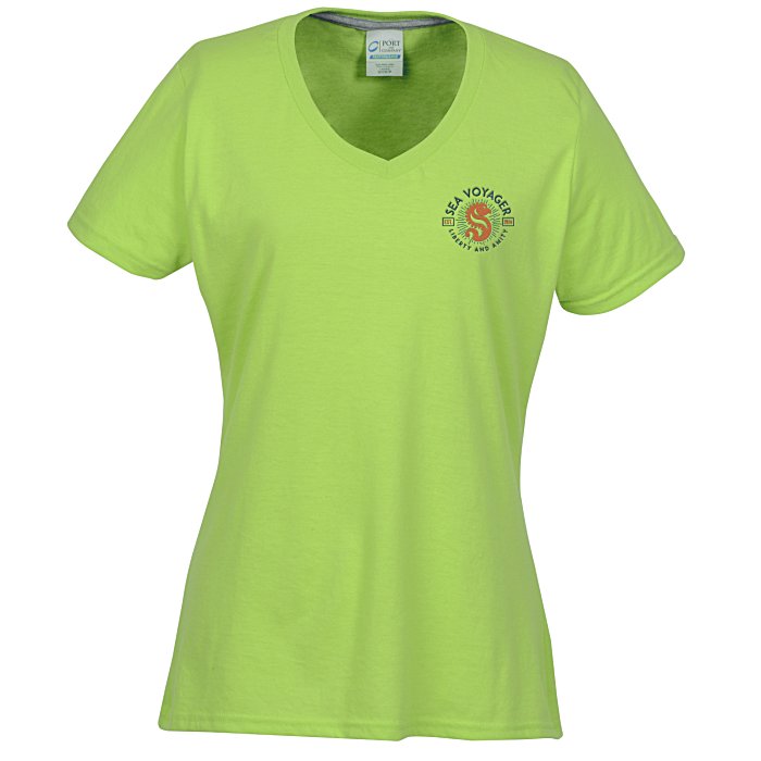 performance v neck t shirts