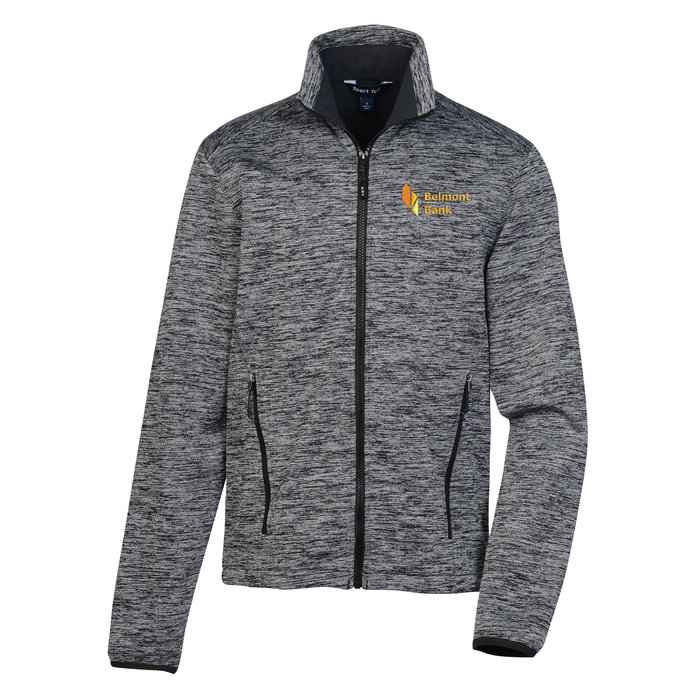 4imprint.com: Voltage Heather Soft Shell Jacket - Men's 142043-M