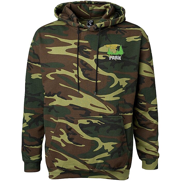 Code V Camo Hoodie Embroidered 143149E