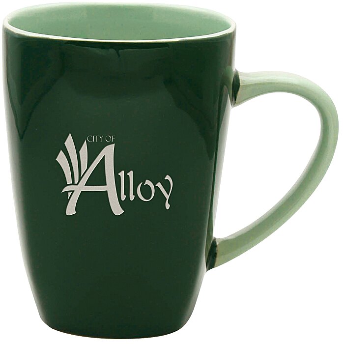 4imprint.com: Quadro Ceramic Mug - 17 oz. - Deep Etch 144419-DE