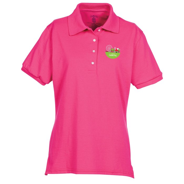 4imprint.com: Jerzees SpotShield Jersey Knit Shirt - Ladies' - Full ...