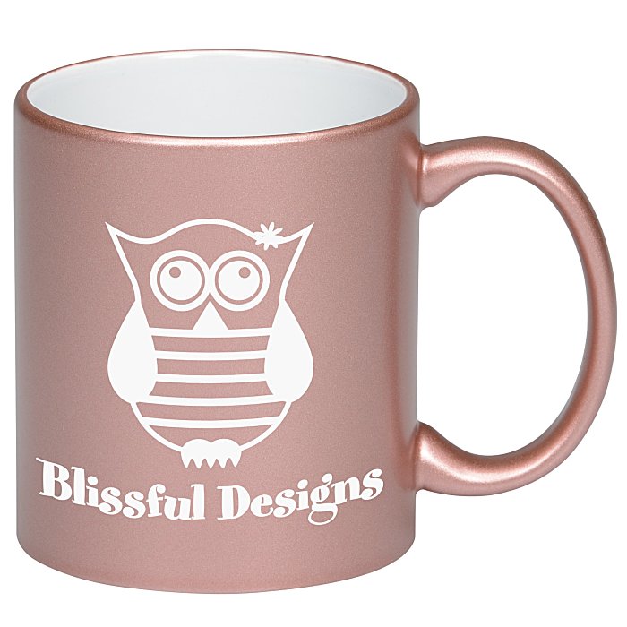 Download 4imprint.com: Matte Metallic Coffee Mug - 11 oz. 146060 Yellowimages Mockups