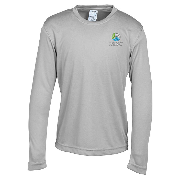 4imprint.com: Cool & Dry Basic Performance Long Sleeve Tee - Youth ...