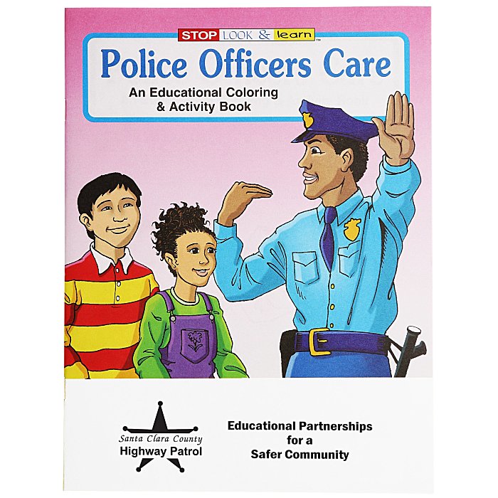Download 4imprint.com: Police Officers Care Coloring Book - 24 hr ...