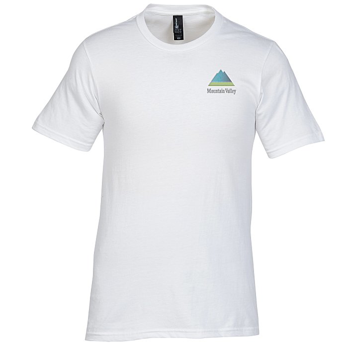 Ultimate T Shirt Mens White Embroidered 133777 M W E