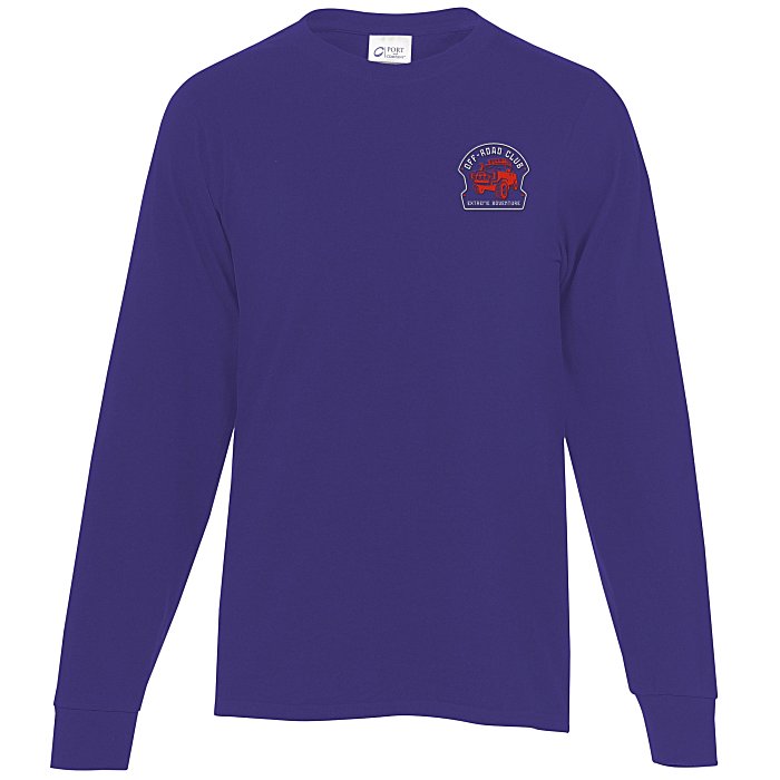 4imprint.com: Soft Spun Cotton Long Sleeve T-Shirt - Colors ...