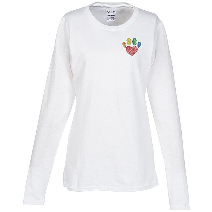 The Classic T-Shirt Company Womens Long Sleeve Classic T-Shirt