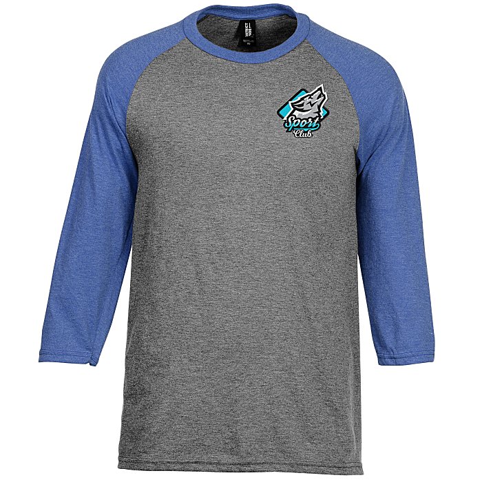 4imprint.com: Ideal 3/4 Sleeve Raglan T-Shirt - Men's - Embroidered ...