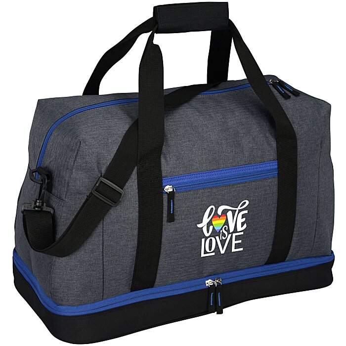 Gray Line Duffel Bag 146876