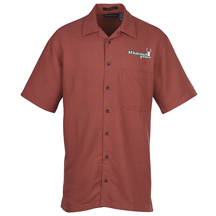 4imprint Cabana Breeze Short Sleeve Camp Shirt Men s 147968 M