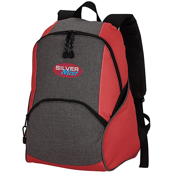 OntheMove Heathered Backpack Embroidered 6473HE