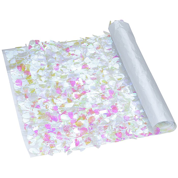Floral Sheeting 36" x 10 yds. Specialty Snow 121340
