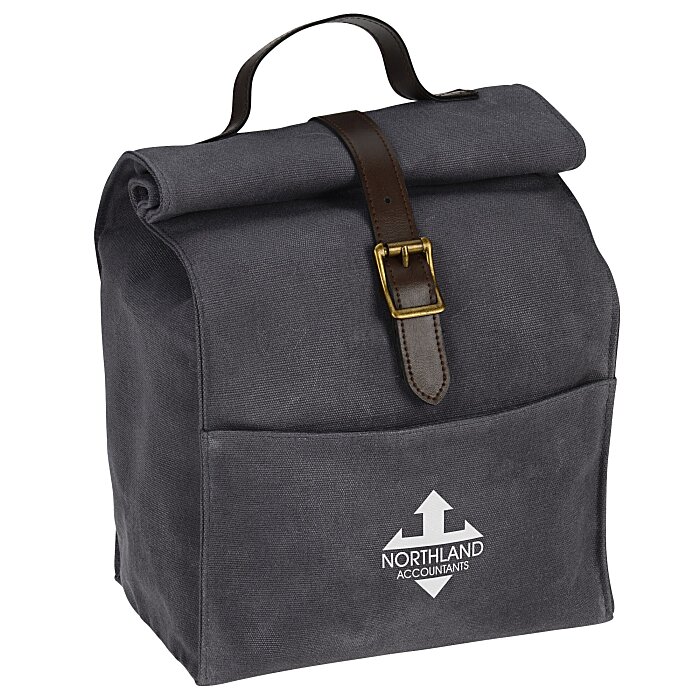 Waxed Cotton Lunch Bag 150096