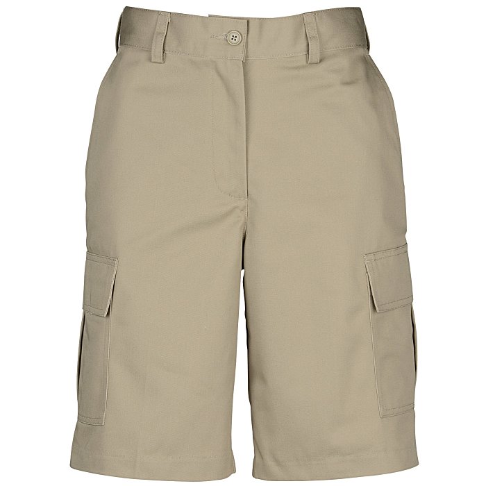 ladies grey cargo shorts