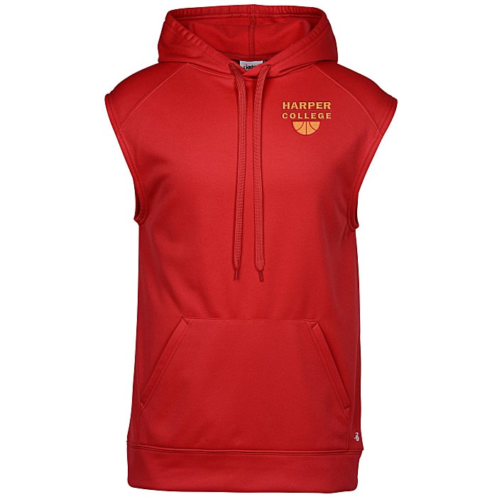 badger sleeveless hoodie