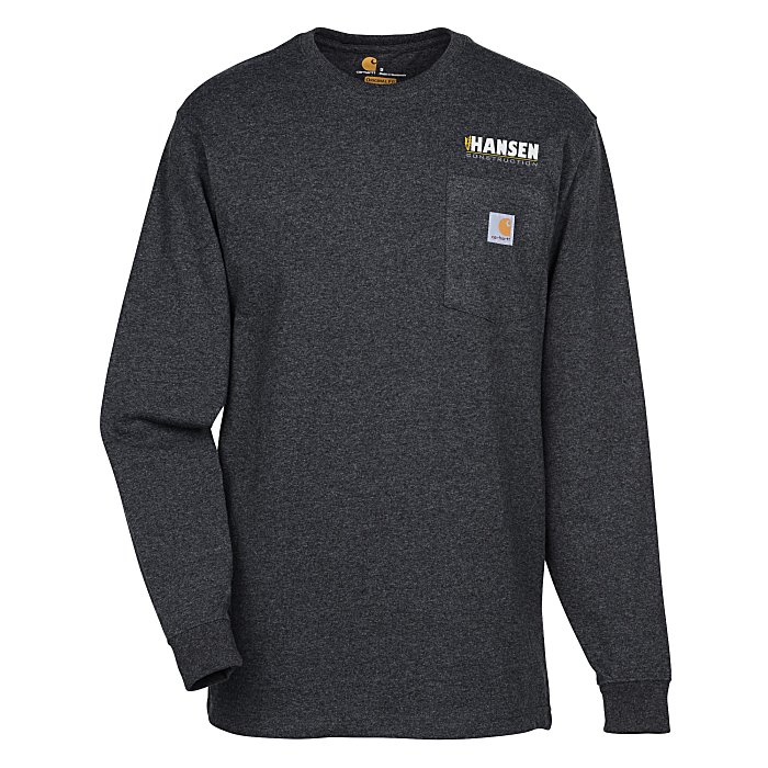 4imprint.com: Carhartt Workwear Long Sleeve Pocket T-Shirt 151256-LS