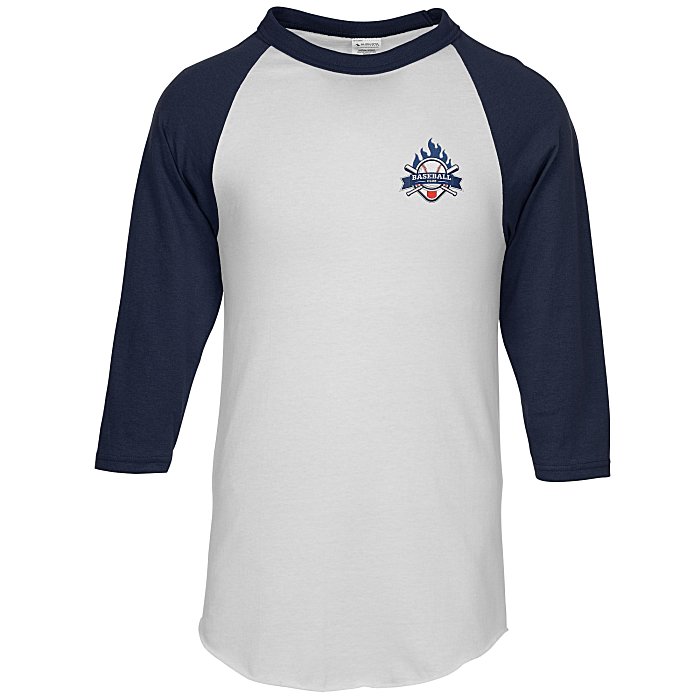 4imprint.com: Augusta 3/4 Sleeve Baseball Jersey - Embroidered 146692-E