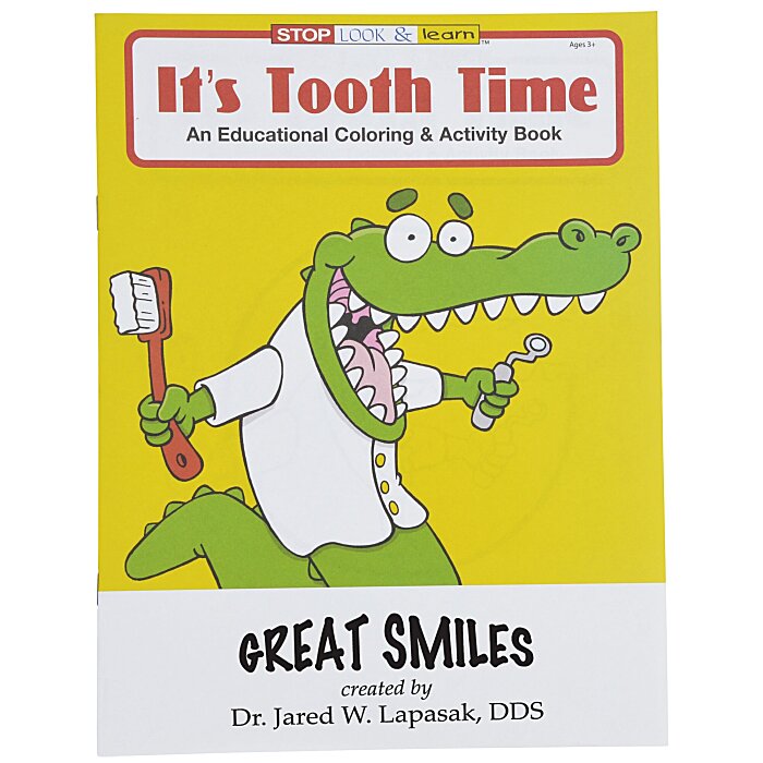 Download 4imprint Com It S Tooth Time Coloring Book 24 Hr 1034 Tt 24hr