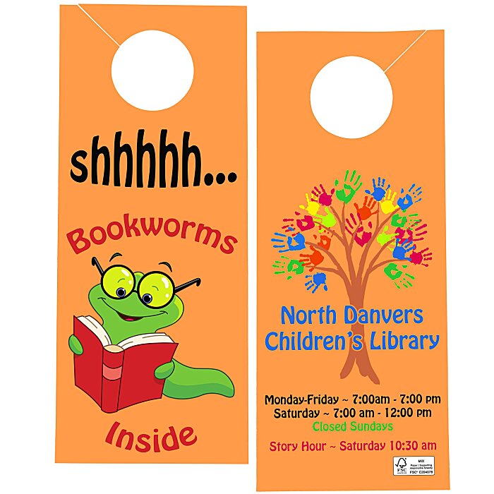 Cardstock Door Hanger 24 hr 14130924HR