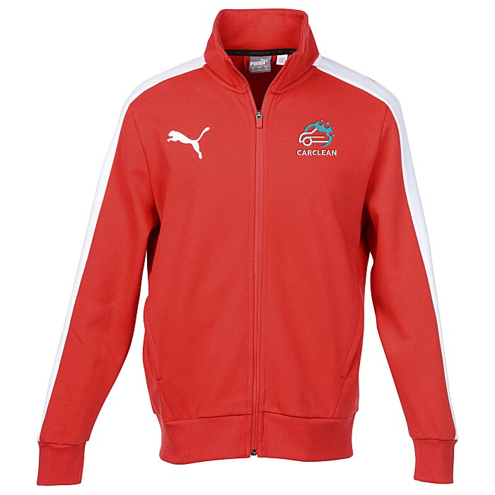 puma men's fleece track jacket