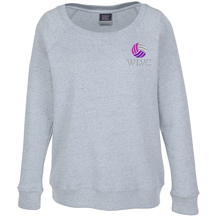 MV Sport SpaceDyed Crew Sweatshirt Ladies' 156311L