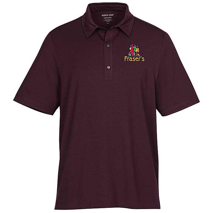 4imprint.com: JAQ Snap Up Stretch Performance Polo - Mens' 156617-M