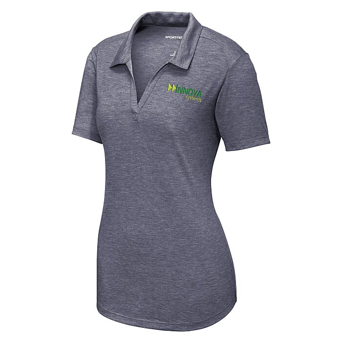 4imprint.com: Tri-Blend Performance Polo - Ladies' - Embroidered - 24 ...