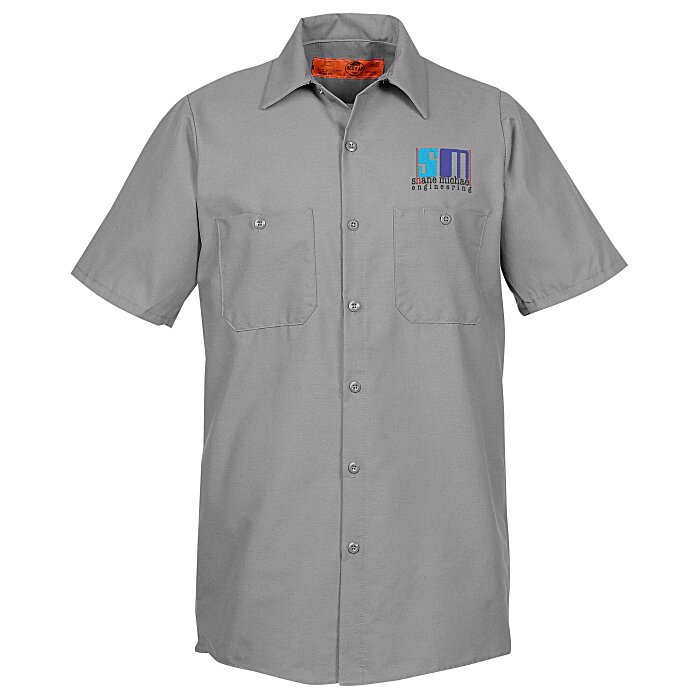 4imprint.com: Red Kap Technician Short Sleeve Work Shirt - 24 hr 134661 ...