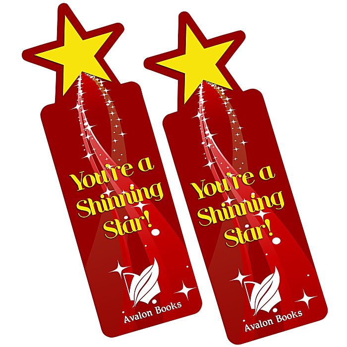 4imprint.com: Full Color Paper Bookmark - Star 125588-ST