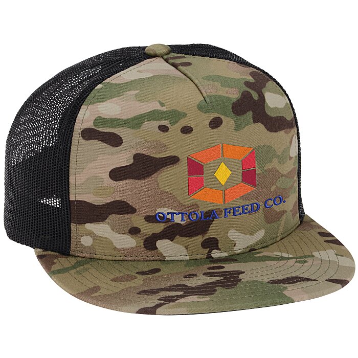 Custom Camo Mesh Trucker Hat Worlds Best Cookie Maker Embroidery Cotton One Size