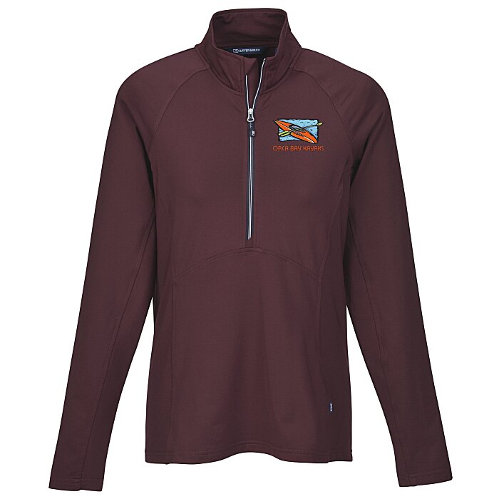 Cutter & Buck Adapt Knit Stretch HalfZip Pullover Ladies' 163982L