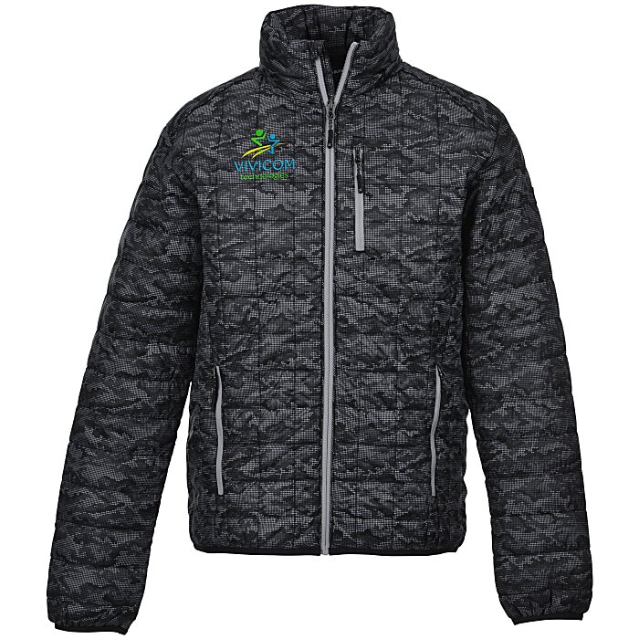 Cutter & Buck Rainier Primaloft Insulated Printed Puffer