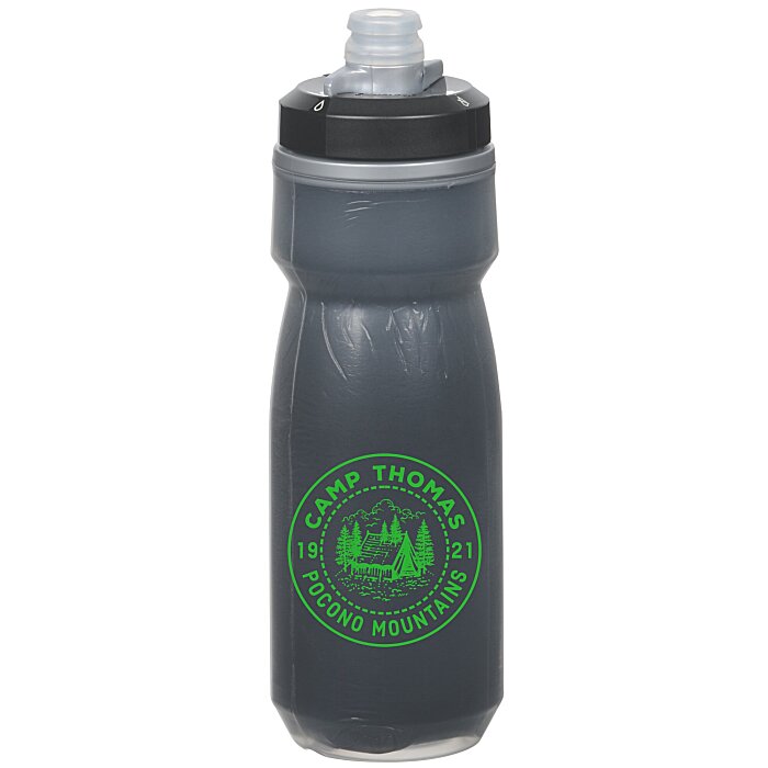 Botella Ciclismo Camelbak Podium Steel 650 Ml/ 22 Oz Platead Color Plateado | Cuotas sin interés