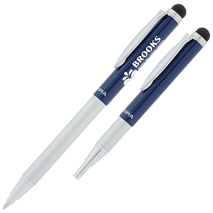 Zebra Telescopic Stylus Metal Pen 165975 : 4imprint.com