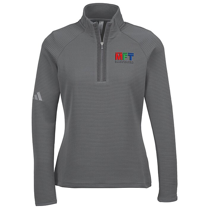 adidas Spacer 1/4-Zip Pullover - Ladies' 166905-L : 4imprint.com