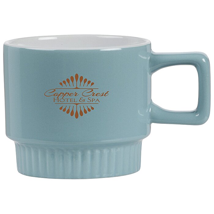 1200 navy coffee mugs Blue Pheasant Hayes Matte Navy Mug Set – The Picket Fence main image 1