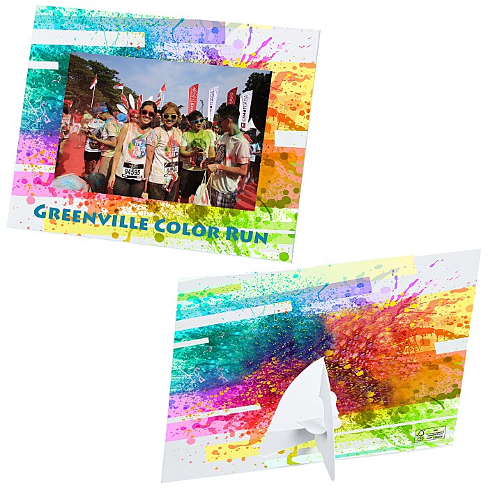 Full Color Cardstock Picture Frame - 4